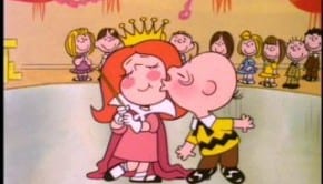 Charlie Brown bacio