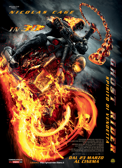 Ghost Rider: Spirito di Vendetta - La Locandina